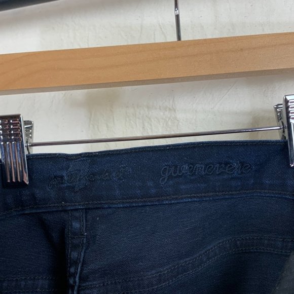 7 For All Mankind Gwenevere Skinny Jean in Dark Blue Denim Wash - Picture 8 of 8